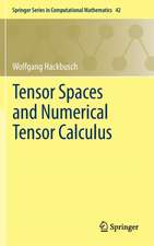 Tensor Spaces and Numerical Tensor Calculus