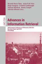 Advances in Information Retrieval: 34th European Conference on IR Research, ECIR 2012, Barcelona, Spain, April 1-5, 2012, Proceedings