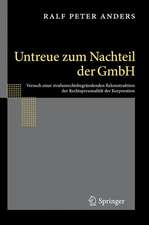 Untreue zum Nachteil der GmbH: Versuch einer strafunrechtsbegründenden Rekonstruktion der Rechtspersonalität der Korporation