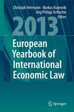 European Yearbook of International Economic Law 2013