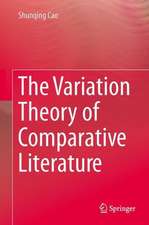 The Variation Theory of Comparative Literature