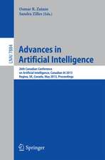 Advances in Artificial Intelligence: 26th Canadian Conference on Artificial Intelligence, Canadian AI 2013, Regina, Canada, May 28-31, 2013. Proceedings