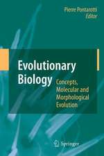 Evolutionary Biology - Concepts, Molecular and Morphological Evolution