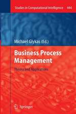 Business Process Management: Theory and Applications