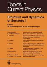 Structure and Dynamics of Surfaces I