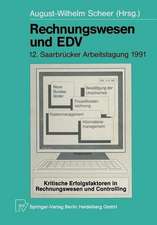 Rechnungswesen und EDV: 12. Saarbrücker Arbeitstagung 1991