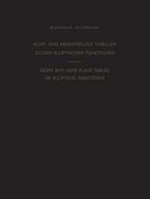 Acht- und Neunstellige Tabellen zu den Elliptischen Funktionen / Eight and Nine Place Tables of Elliptical Functions: Dargestellt mittels des Jacobischen Parameters q / Based on Jacobi’s Parameter q