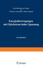 Energieübertragung mit Gleichstrom hoher Spannung