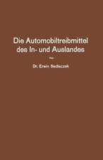 Die Automobiltreibmittel des In- und Auslandes: Eine Übersicht über die vorgeschlagenen Mischungs- und Herstellungsverfahrn, anhand der Patentliteratur