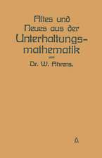 Altes und Neues aus der Unterhaltungsmathematik