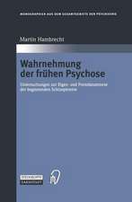 Wahrnehmung der frühen Psychose: Untersuchungen zur Eigen- und Fremdanamnese der beginnenden Schizophrenie