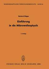 Einführung in die Mikrowellenphysik