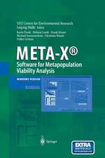 META-X®-Software for Metapopulation Viability Analysis