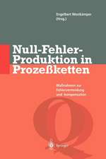 Null-Fehler-Produktion in Prozeßketten: Maßnahmen zur Fehlervermeidung und -kompensation