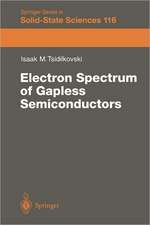 Electron Spectrum of Gapless Semiconductors