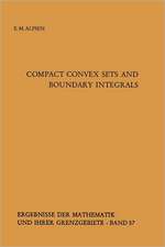 Compact Convex Sets and Boundary Integrals