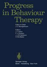 Progress in Behaviour Therapy