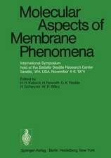 Molecular Aspects of Membrane Phenomena: International Symposium held at the Battelle Seattle Research Center, Seattle, WA, USA, November 4–6, 1974