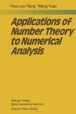 Applications of Number Theory to Numerical Analysis