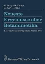 Neueste Ergebnisse über Betamimetika: 4. Internationales Symposium in Aachen 1985