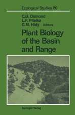 Plant Biology of the Basin and Range