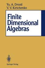 Finite Dimensional Algebras