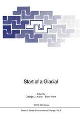 Start of a Glacial: Proceedings of the NATO Advanced Research Workshop on Correlating Records of the Past held at Cabo Blanco, Mallorca, Spain, April 4–10, 1991