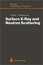 Surface X-Ray and Neutron Scattering: Proceedings of the 2nd International Conference, Physik Zentrum, Bad Honnef, Fed. Rep. of Germany, June 25–28, 1991