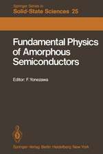 Fundamental Physics of Amorphous Semiconductors: Proceedings of the Kyoto Summer Institute Kyoto, Japan, September 8—11, 1980