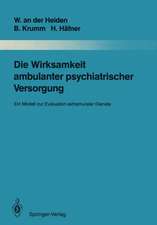 Die Wirksamkeit ambulanter psychiatrischer Versorgung