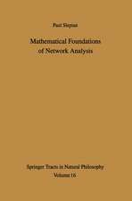 Mathematical Foundations of Network Analysis