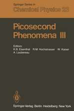 Picosecond Phenomena III