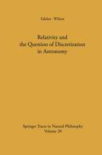 Relativity and the Question of Discretization in Astronomy