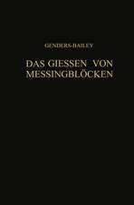 Das Giessen von Messingblöcken