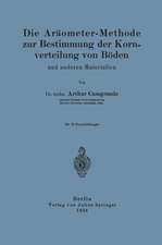 Die Aräometer-Methode zur Bestimmung der Kornverteilung von Böden und anderen Materialien