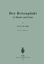 Der Betonpfahl in Theorie und Praxis