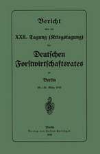 Bericht über die XXII. Tagung (Kriegstagung): 28.–30. März 1916