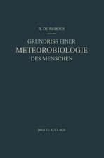 Grundriss Einer Meteorobiologie des Menschen: Wetter- und Jahreszeiteneinflüsse