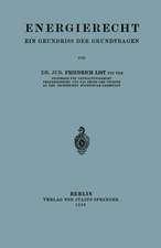 Energierecht: Ein Grundriss der Grundfragen
