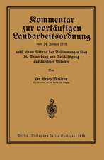 Kommentar zur vorläufigen Landarbeitsordnung vom 24. Januar 1919 nebst einem Abdruck der Bestimmungen über die Anwerbung und Beschäftigung ausländischer Arbeiter