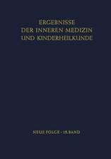 Ergebnisse der Inneren Medizin und Kinderheilkunde: Neue Folge