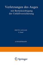 Verletzungen des Auges: Mit Berücksichtigung der Unfallversicherung