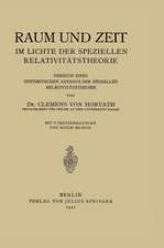 Raum und Zeit im Lichte der Speziellen Relativitätstheorie: Versuch eines Synthetischen Aufbaus der Speziellen Relativitätstheorie