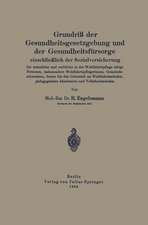 Grundriß der Gesundheitsgesetzgebung und der Gesundheitsfürsorge einschließlich der Sozialversicherung für männliche und weibliche in der Wohlfahrtspflege tätige Personen, insbesondere Wohlfahrtsflegerinnen, Gemeindeschwestern, ferner für den Gebrauch an Wohlfahrtsschulen, pädagogischen Akademien und Volkshochschulen