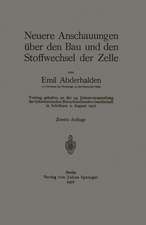 Neuere Anschauungen über den Bau und den Stoffwechsel der Zelle: Vortrag gehalten an der 94. Jahresversammlung der Schweizerischen Naturforschenden Gesellschaft in Solothurn 2. August 1911