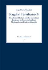 Guerra González, J: Sorgefall Familienrecht