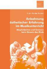 Anbahnung ästhetischer Erfahrung im Musikunterricht