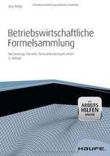 Betriebswirtschaftliche Formelsammlung mit Arbeitshilfen online