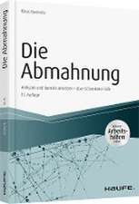 Die Abmahnung - inkl. Arbeitshilfen online