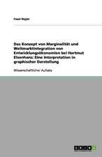 Das Konzept von Marginalität und Weltmarktintegration von Entwicklungsökonomien bei Hartmut Elsenhans: Eine Interpretation in graphischer Darstellung